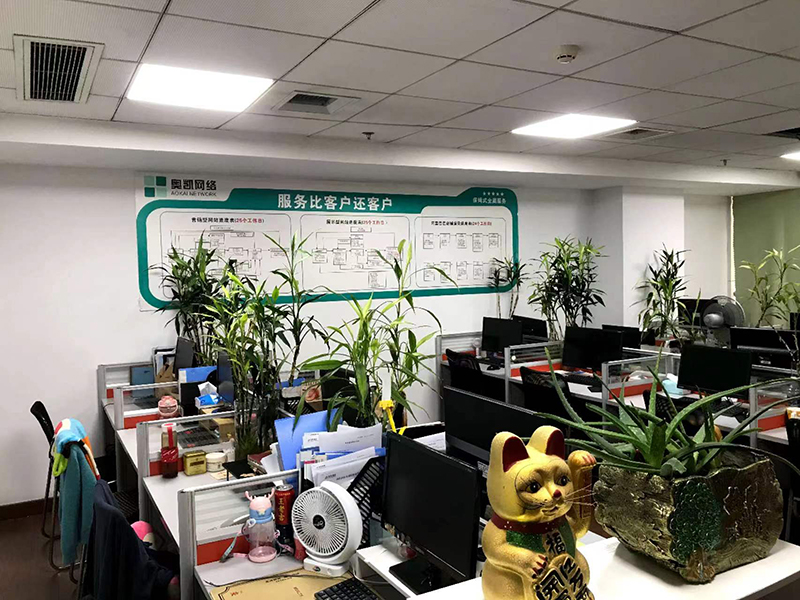 奥凯14年了，有完整的服务体系和管控体系